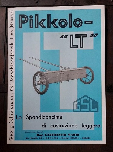 épandeur engrais pikkolo lt - Épandeur,