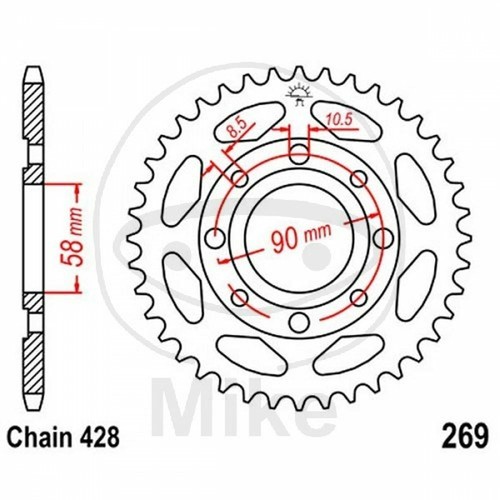 Couronne z52 428 noire int - z52,