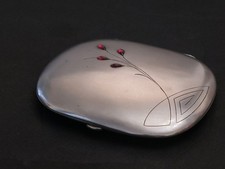 CIGARETTE CASE SILVER 800 AUSTRIA ETUI ARGENT ART NOUVEAU JUGENDSTIHL