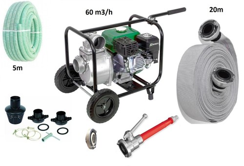 Kit motopompe incendie - kit,