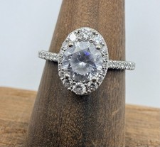 Tacori 18K WG Petite Crescent