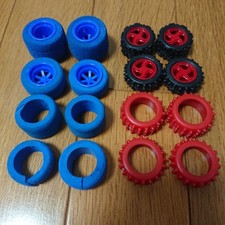 Mini jeu de pneus/roues larges