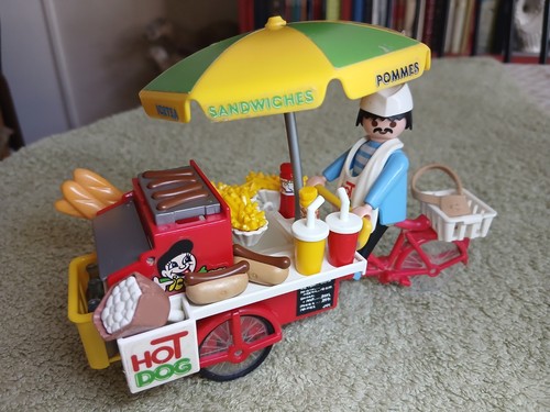 Street food playmobil - street,