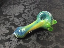 Glass Pipe UV Reactive Gold