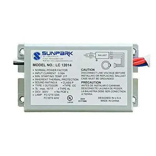 Sunpark 12014t fc12t9 32 - sunpark, lc-12014t