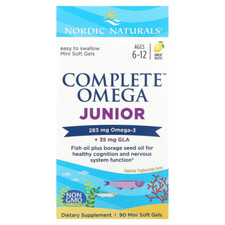 Nordic Naturals, Complete Omega Junior, 90 mini capsules souples - envoi éclair
