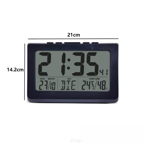 Horloge murale lcd avec - murale,