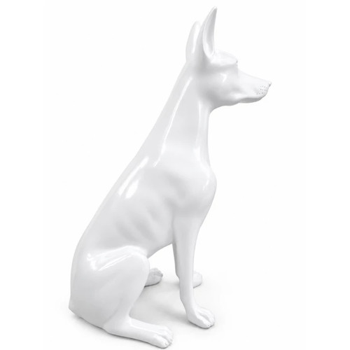Statue doberman résine - doberman, en
