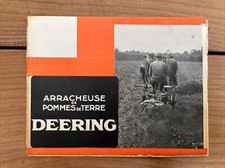 Brochure Ancienne N255 Arracheuse De Pommes De Terre Deerling