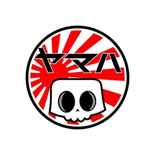 Sticker plastifié japan skull - plastifié,