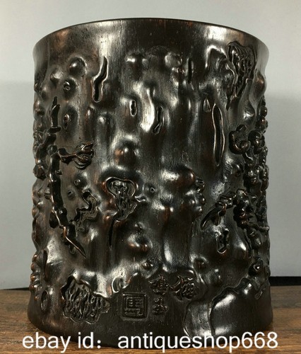 Antique china ebony wood - china,