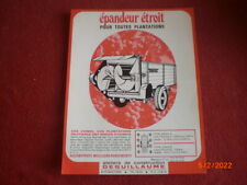 ANTIQUE DEGUILLAUME STRETCH SPREADER ADVERTISING PROSPECTUS