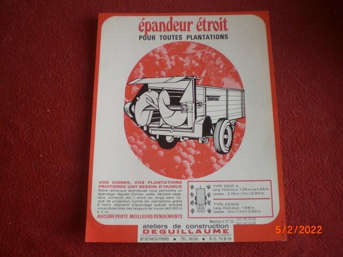 Ancien prospectus - ancien,
