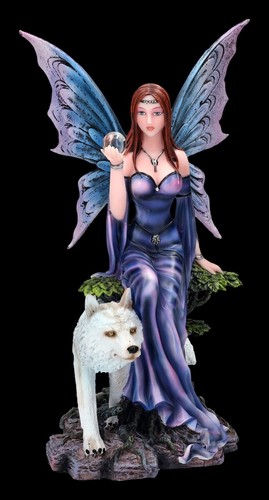 Figurine elfe mystique avec - figurine,