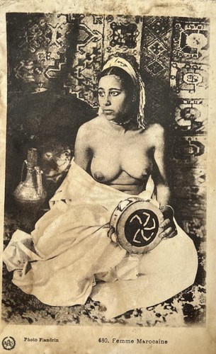 Carte postale cpa nudité - carte,