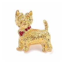 Pin's petit chien bichon et