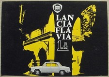 LANCIA FLAVIA 1.8 Car Sales Specification Leaflet 1963-64 #8799110 9/63