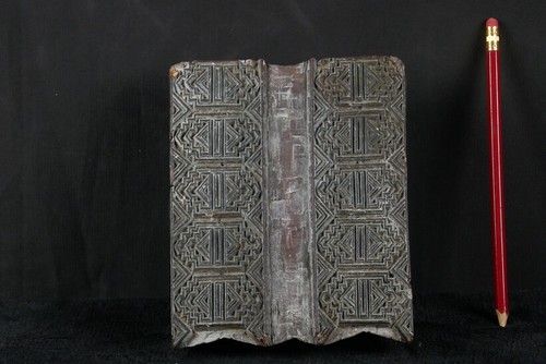 Ancien tampon encreur bois - tampon,