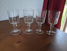 Lot de 4 verres à porto anciens années 40/ 50 - Verrines