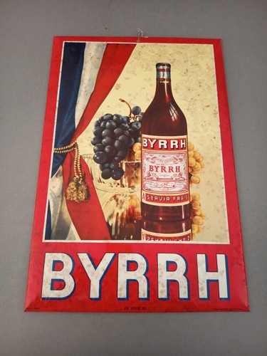 Byrrh plaque carton - en,
