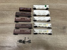 N Scale Atlas & Micro Trains Soo Line Covered Hopper Lot Of 10