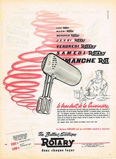 ADVERTISEMENT ADVERTISING 064 1955 ROTARY the electric drummer