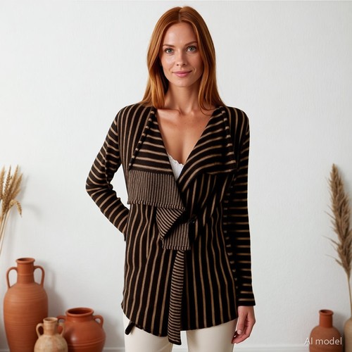 Vintage lagenlook gilet marron - lagenlook,