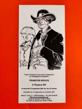 BOUCQ CARTON D INVITATION ESPACE BD BOUNCER 2001   NEUF