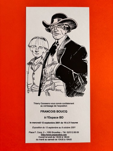 Boucq carton invitation - carton, d