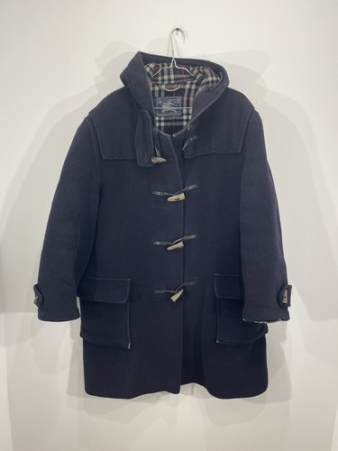 Duffle coat bleu laine - en,