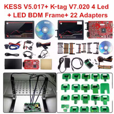 🌈 KESS V5.017 + KTAG V7.020 | Programmeur ECU OBD2 + BDM | Logiciels CADEAU