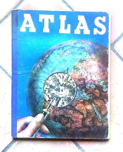 Atlas mondial ancien vintage - mondial,