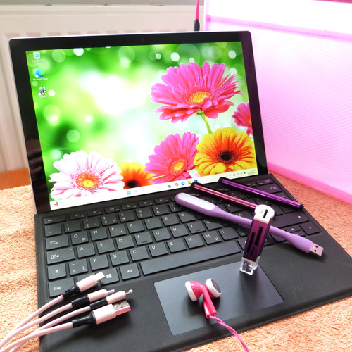 Set pink surface pro 5 - xl,