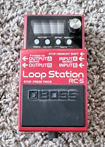 Boss loop station guitar - rc-5,