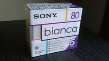 5 Minidisc Sony Bianca Série