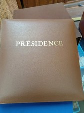 (USA) Reliure, Etui, Feuilles "Présidence" Timbres 1940 à 1954, envoi France TCA