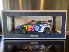 RARE VOLKSWAGEN POLO R WRC RALLYE MONTE CARLO 2015 LATVALA ANTTILA 1/18 NOREV