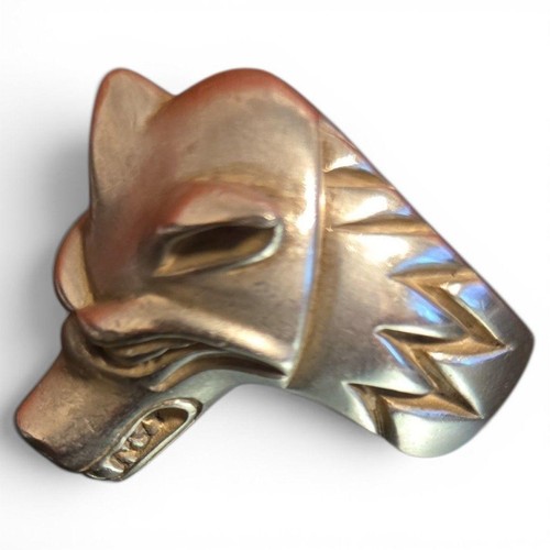 Bague loup alzuni véritable - bague,