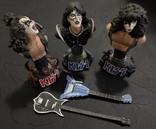 KISS 8 Inch BUST Statue Figurines- Starchild, Space Ace, and Demon! M871