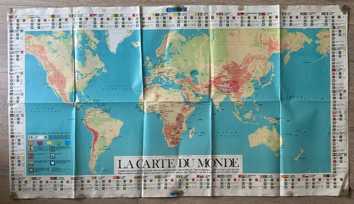 Grande carte monde - grande,