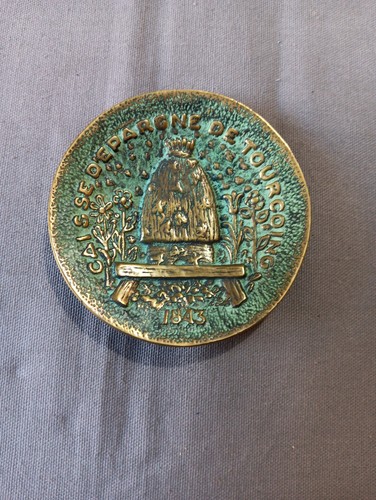 Cendrier vide poche bronze - cendrier,