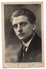 Old postcard M. Jean DEISS, offered by Les Tréteaux de Bretagne et d'Anjou - Pub. decor