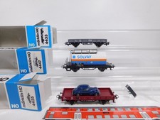 3X Märklin H0 AC Wagons De Fret 4433 NS 4435 SNCF 4447 SNCB Mint Box #DI943-0,5