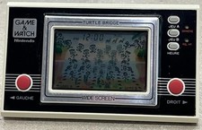 JEU ÉLECTRIQUE GAME & WATCH TURTLE BRIDGE JI21 NINTENDO 1982 VINTAGE RARE