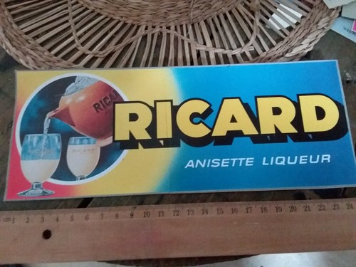 Ancien autocollant epais - , de