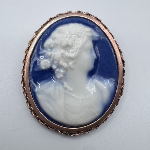 Broche ancienne faïence - broche,