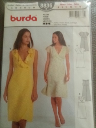 Patron burda 8836 robe - burda, n°8836