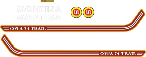 Kit autocollants montesa - kit,