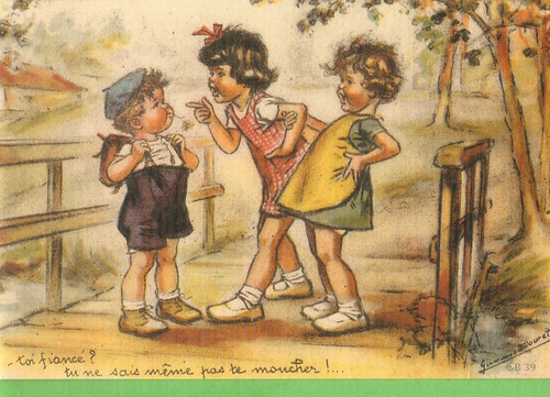 Germaine bouret carte postale - germaine,