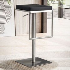 FineBuy Tabouret de bar Noir